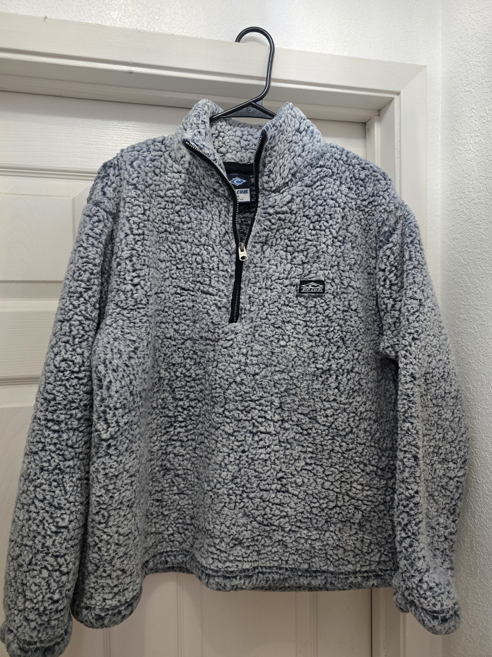 Rip Curl Gray Sherpa Half-Zip Pullover